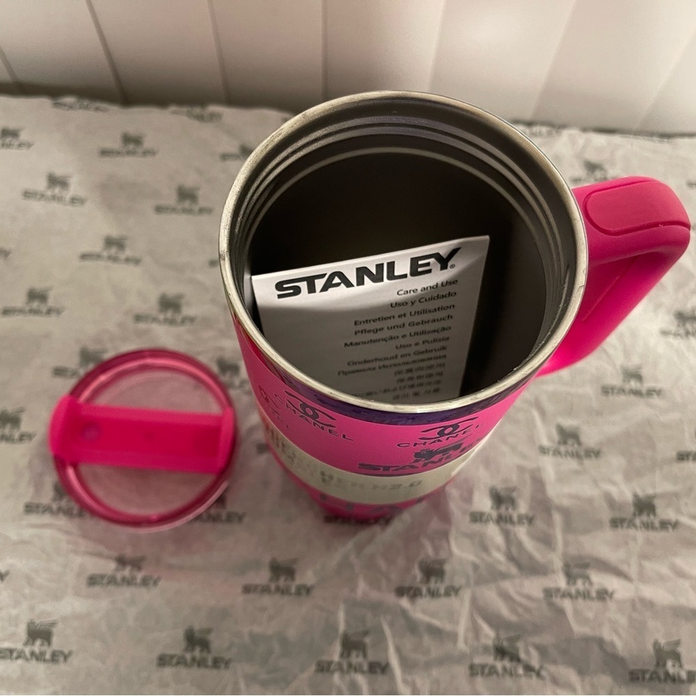 Custom Stanley Pink Travel Mug 40oz - Picture 2 of 9